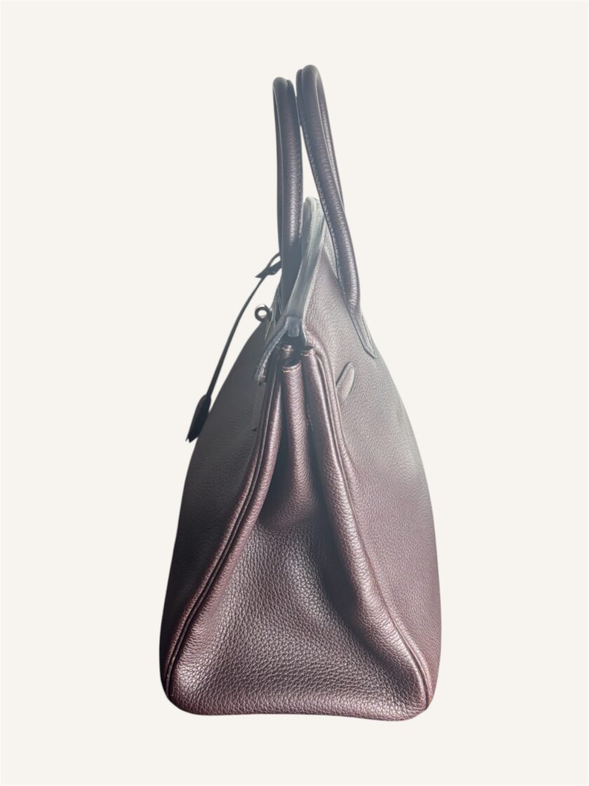 Sac Hermès HAC 32 Taurillon chocolat – Image 6