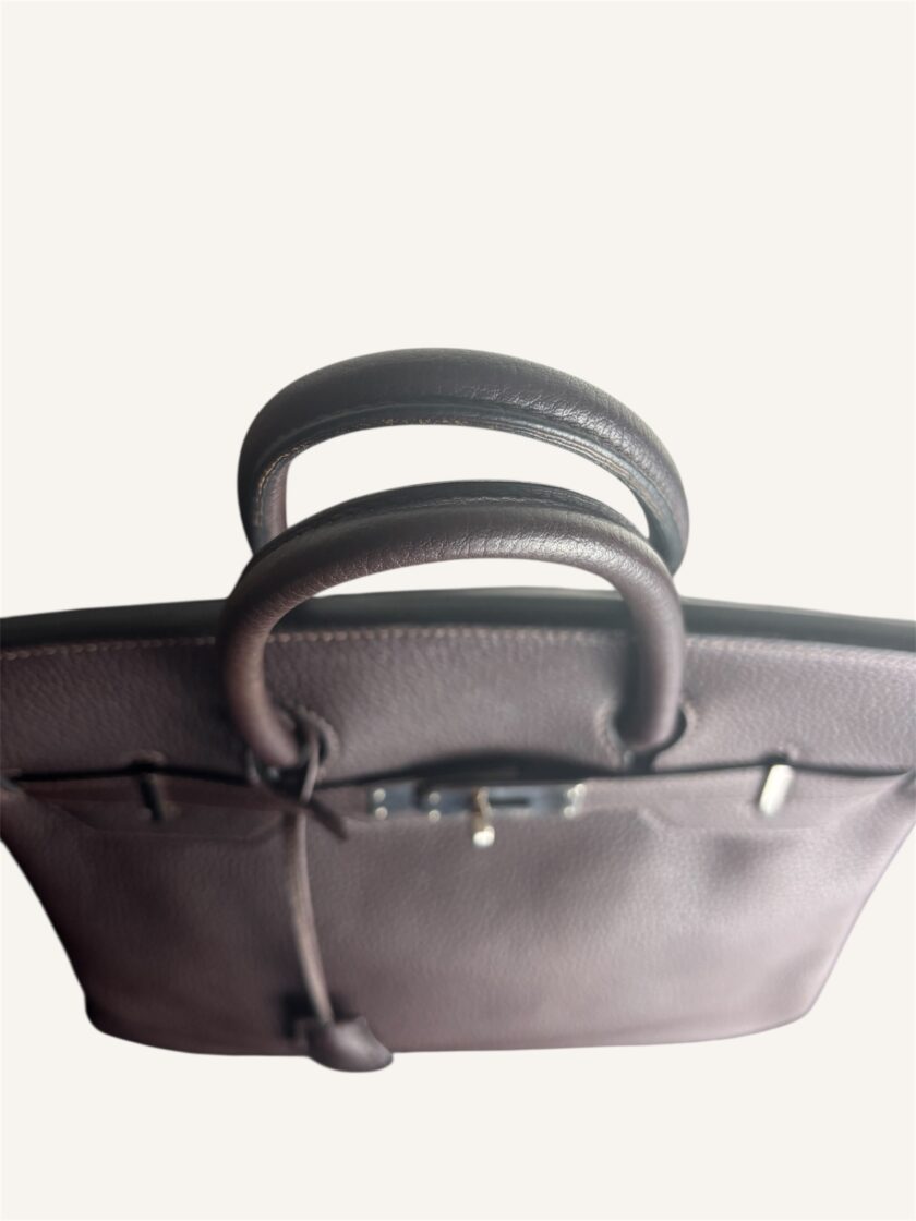 Sac Hermès HAC 32 Taurillon chocolat – Image 5