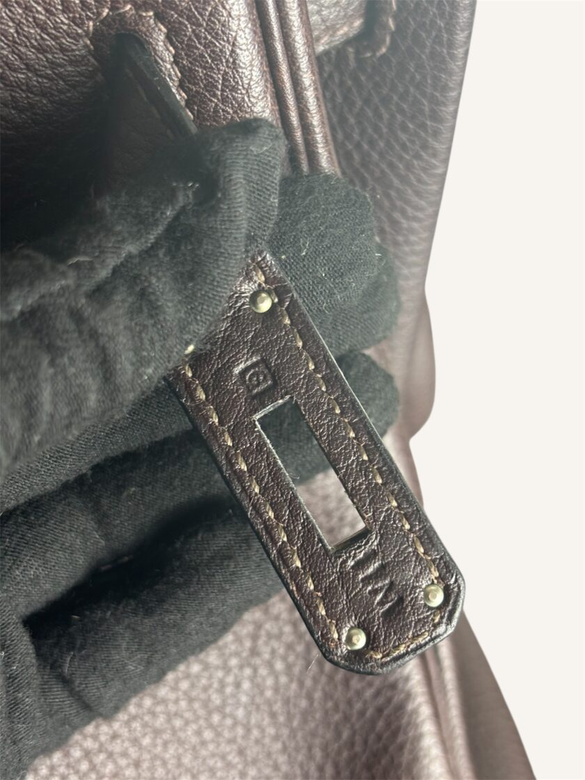 Sac Hermès HAC 32 Taurillon chocolat – Image 3