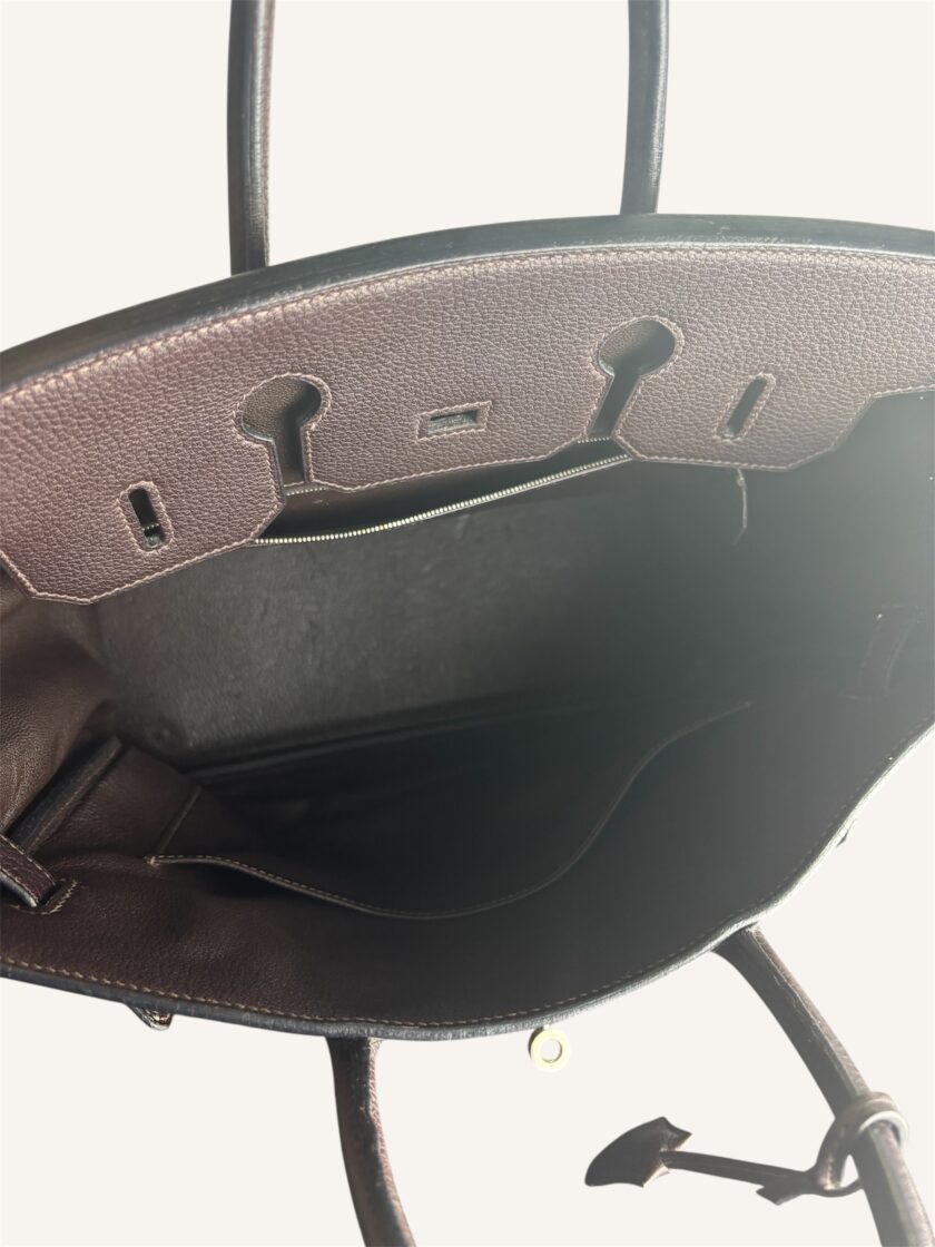 Sac Hermès HAC 32 Taurillon chocolat – Image 2
