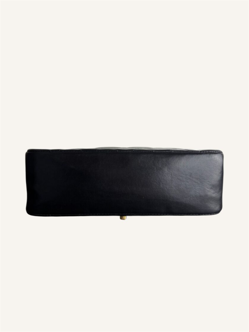 sac Chanel Diana small cuir agneau noir or 24k vintage