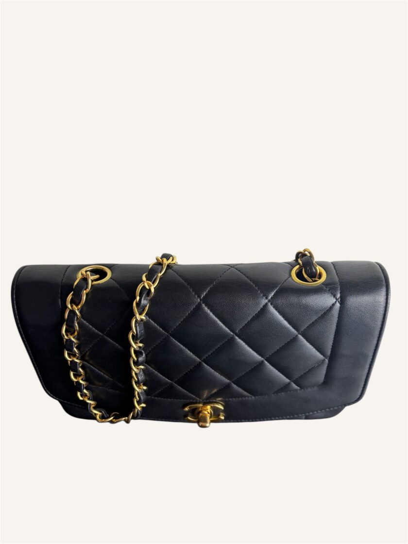Sac Chanel Diana small noir – Image 7