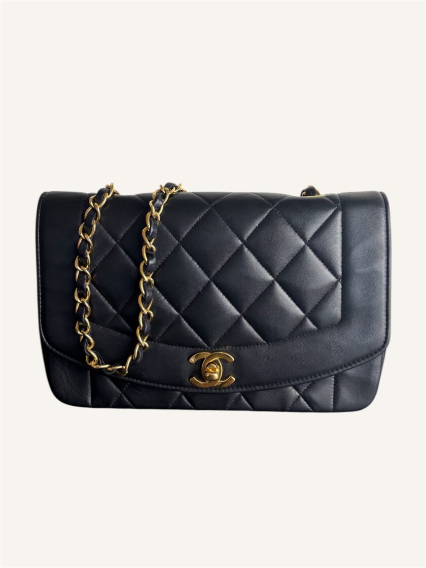 Sac Chanel Diana small noir – Image 6