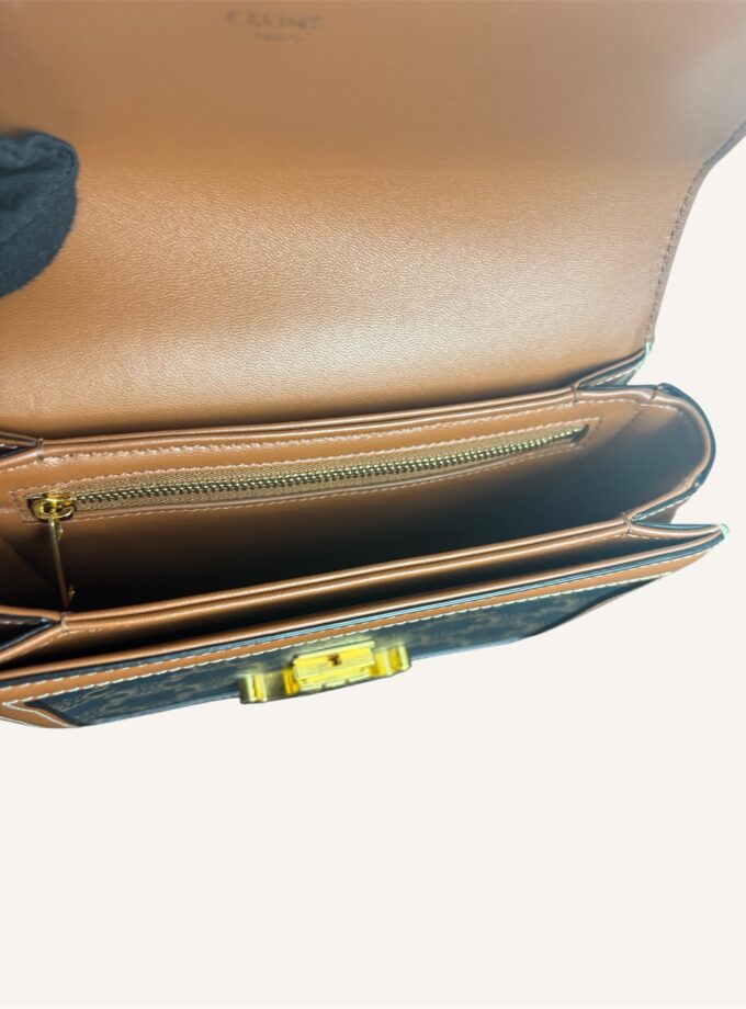 Sac Céline teen triomphe toile & cuir