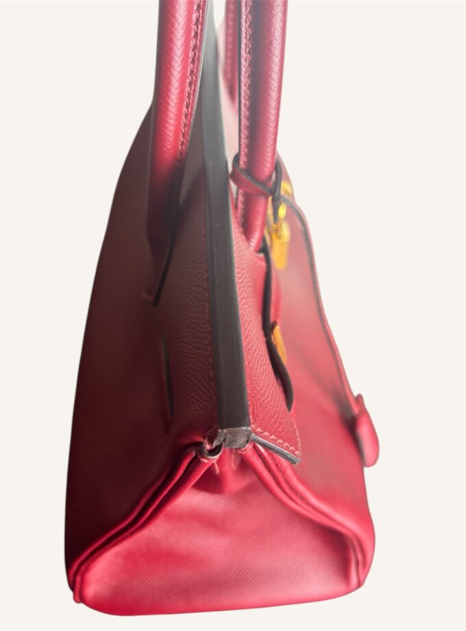 Sac Hermès Birkin 30 Epsom rouge grenat