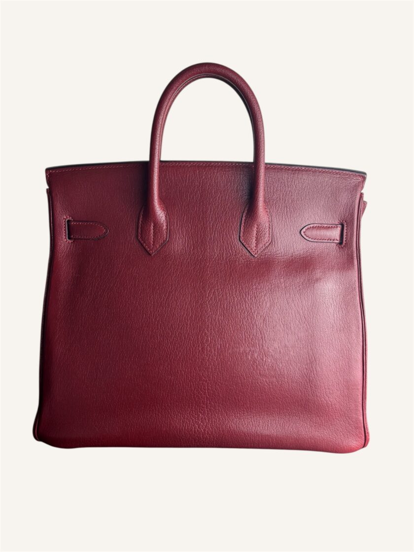 Sac Hermès HAC 32 Chèvre Rouge H – Image 8