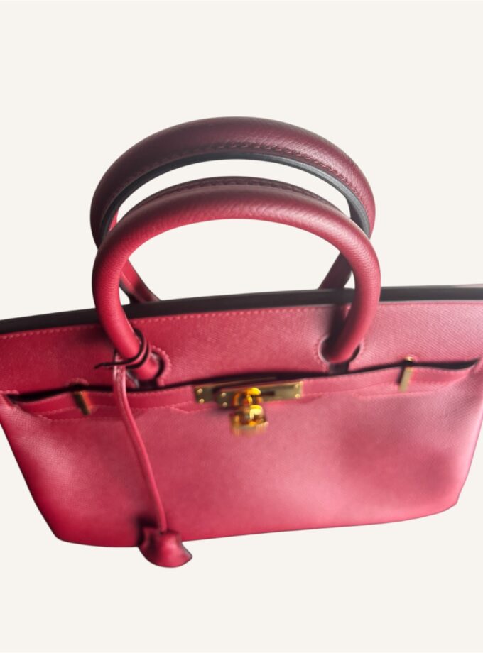Sac Hermès Birkin 30 Epsom rouge grenat
