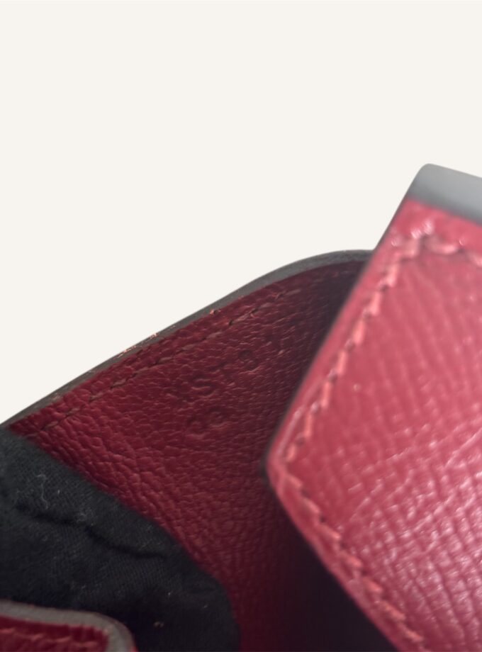 Sac Hermès Birkin 30 Epsom rouge grenat