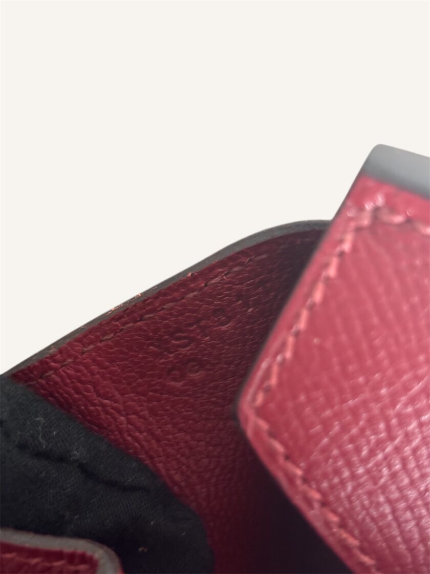 Sac Hermès Birkin 30 Epsom rouge grenat – Image 7