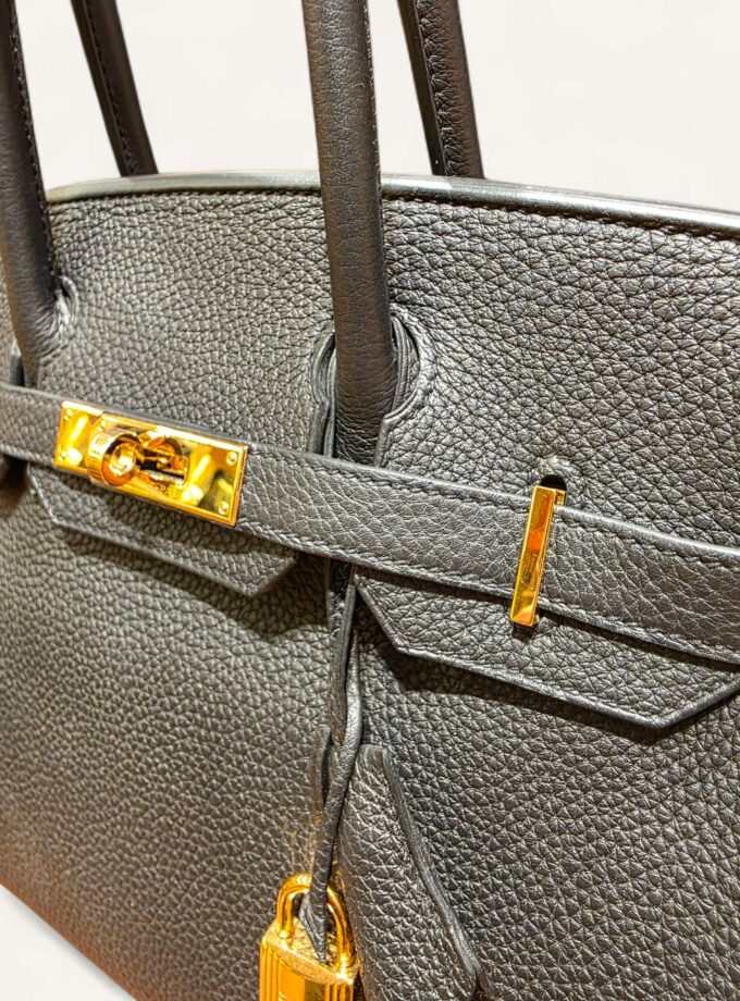 Sac Hermès Birkin 30 Noir Togo