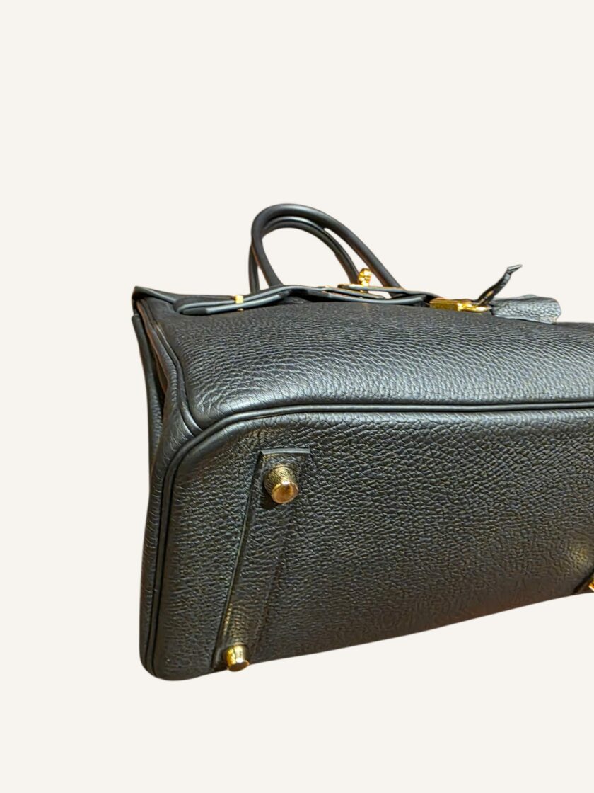 sac Hermès Birkin 30 cuir Togo noir or 2023