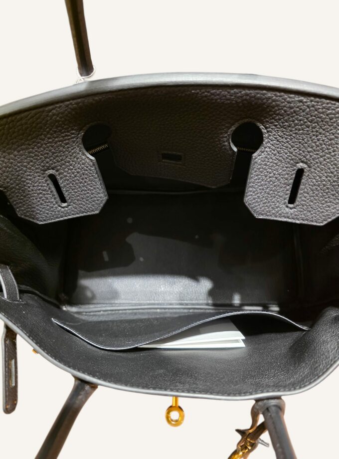 Sac Hermès Birkin 30 Noir Togo