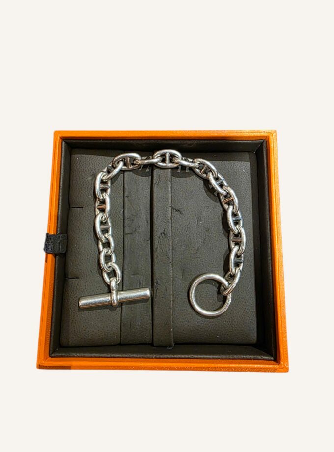bracelet Hermès Chaîne d’Ancre PM argent massif
