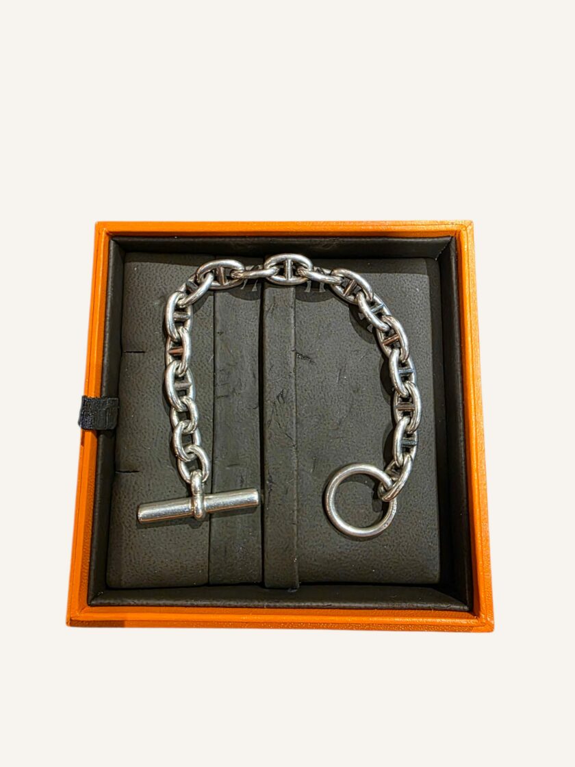 bracelet Hermès Chaîne d’Ancre PM argent massif