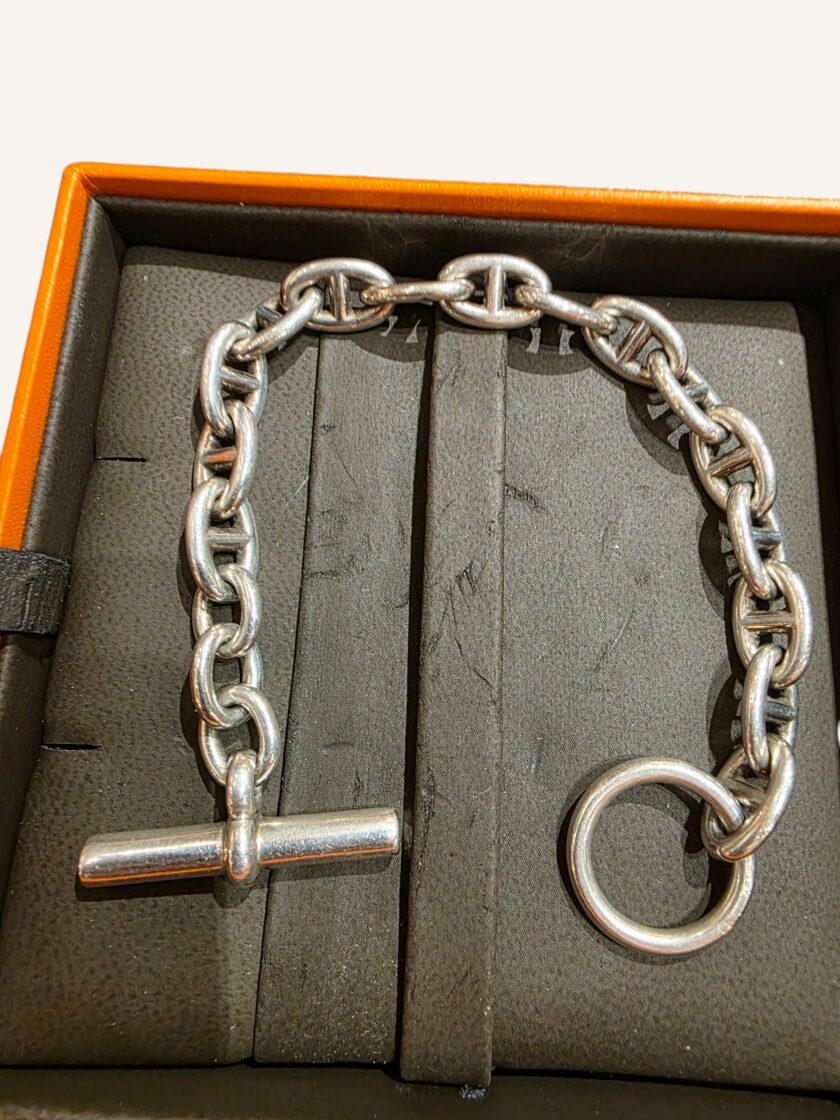 bracelet Hermès Chaîne d’Ancre PM argent massif