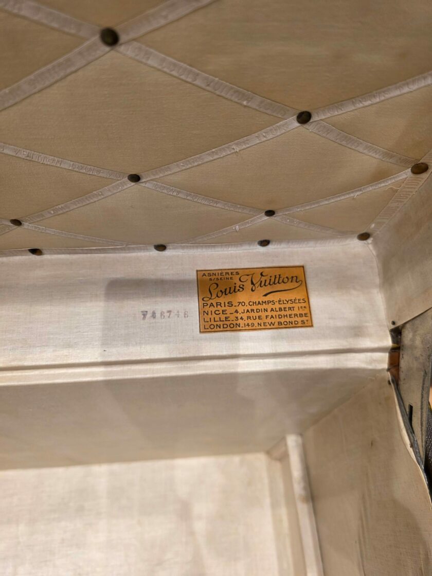 malle Louis Vuitton courrier ancienne vintage 1924