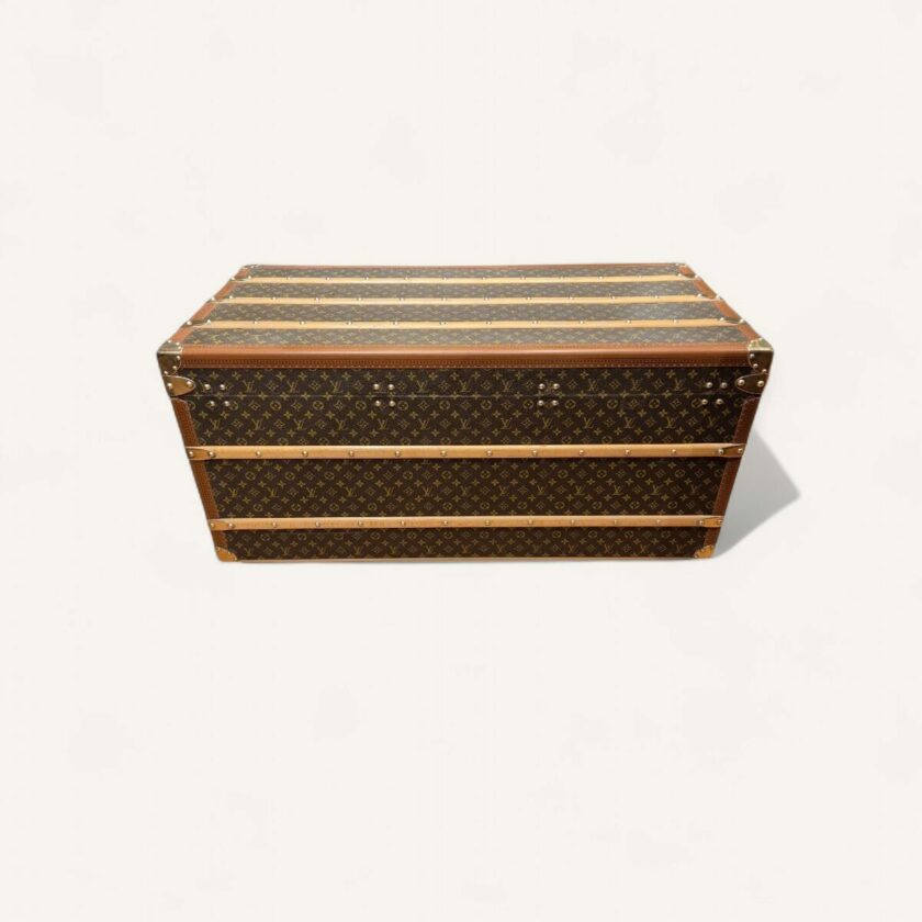 malle courrier Louis Vuitton vintage monogramme années 70