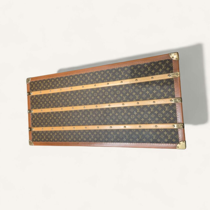 malle courrier Louis Vuitton vintage monogramme années 70