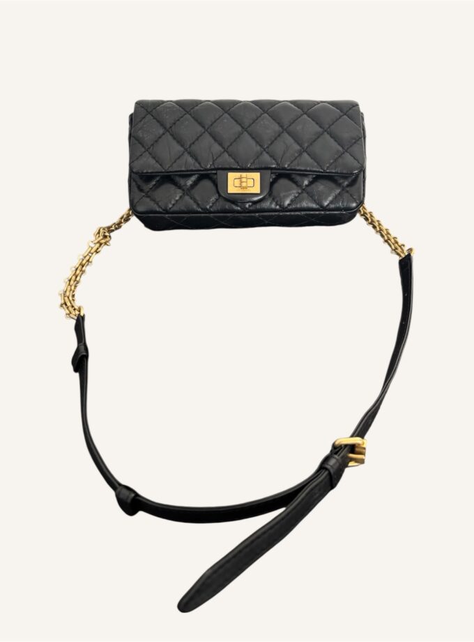 sac Chanel Mini Réissue cuir agneau noir 2019