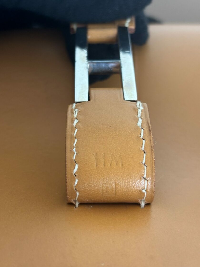 sac Hermès Drag 37 cuir Gold vintage 2000