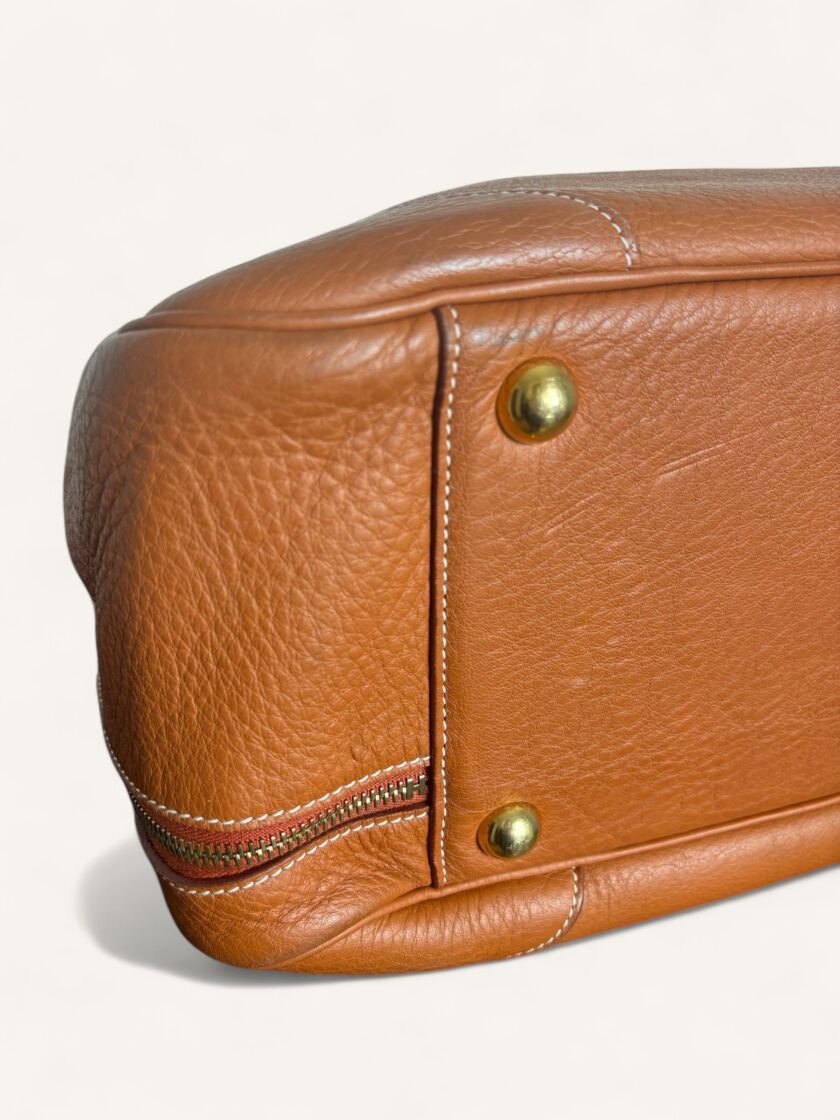sac Hermès Victoria 50 cuir taurillon Clémence terracotta