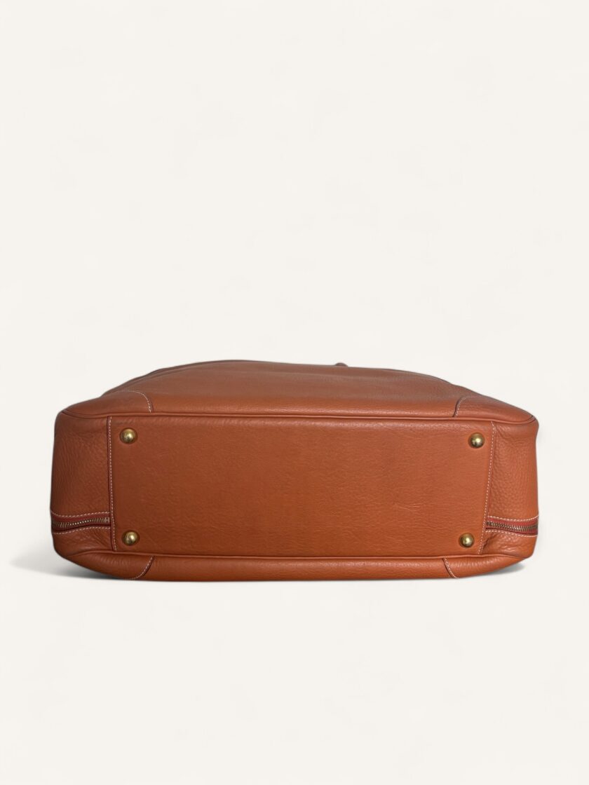 sac Hermès Victoria 50 cuir taurillon Clémence terracotta