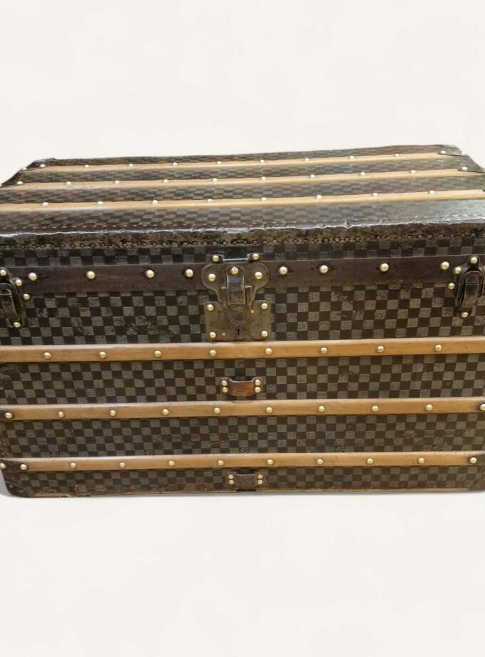 malle Louis Vuitton ancienne damier 1890