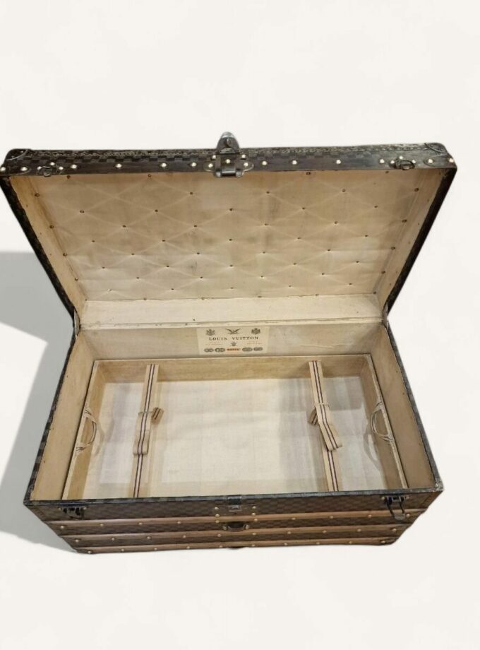 Malle Louis Vuitton Damier courrier vintage