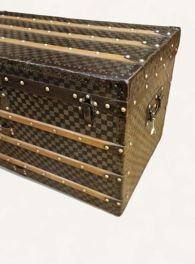 Malle Louis Vuitton Damier courrier vintage