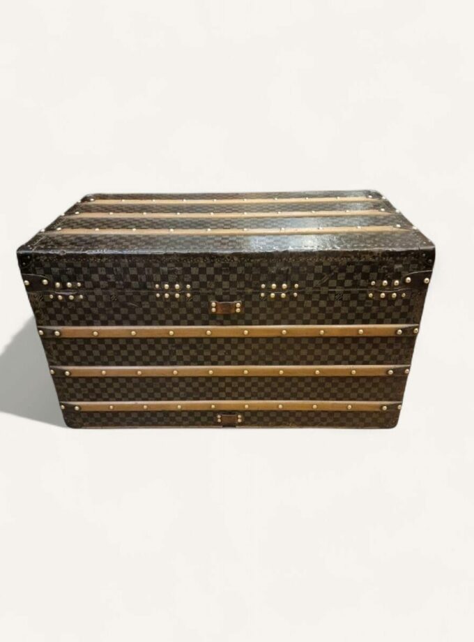 Malle Louis Vuitton Damier courrier vintage