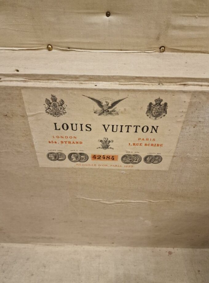 Malle Louis Vuitton Damier courrier vintage