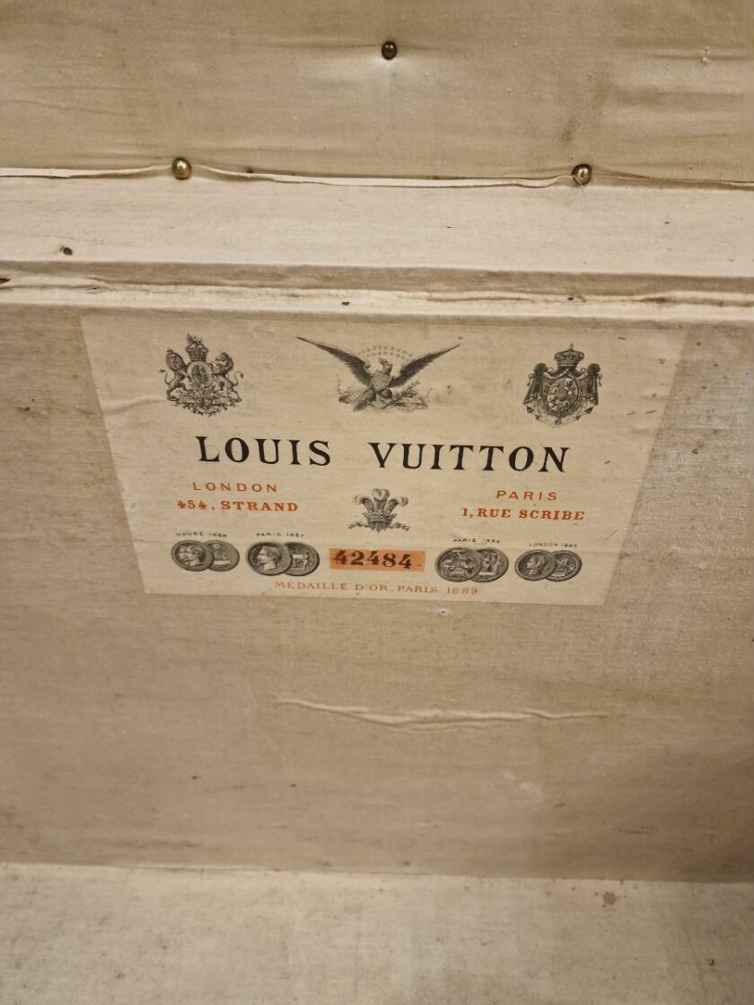 malle Louis Vuitton ancienne damier 1890