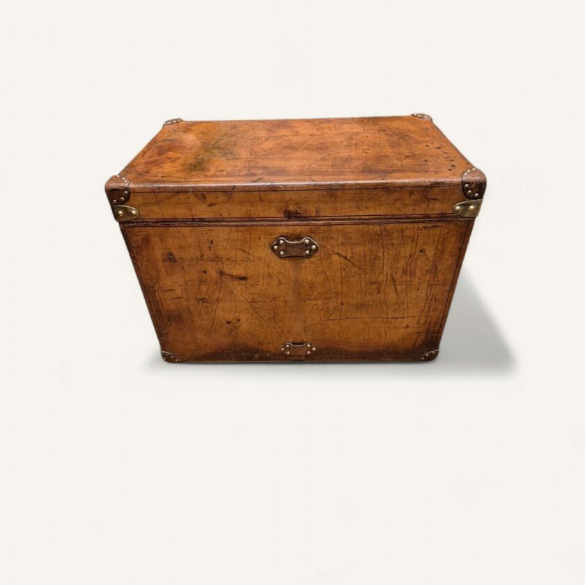 malle Louis Vuitton courrier ancienne tout cuir