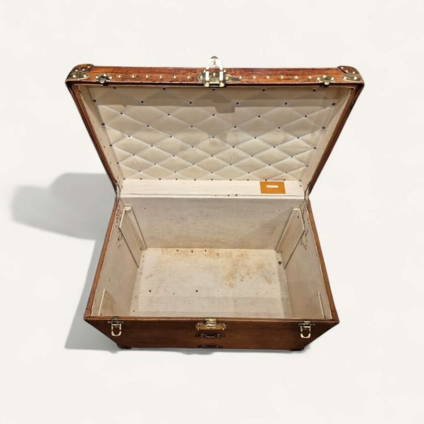 malle Louis Vuitton courrier ancienne tout cuir