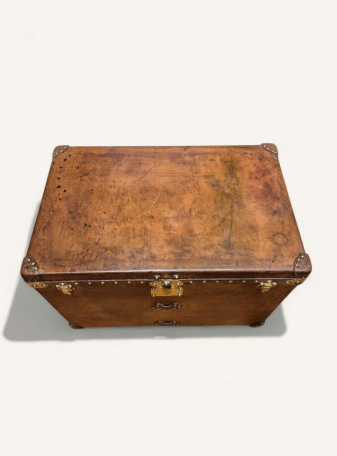 Malle Louis Vuitton Courrier en cuir