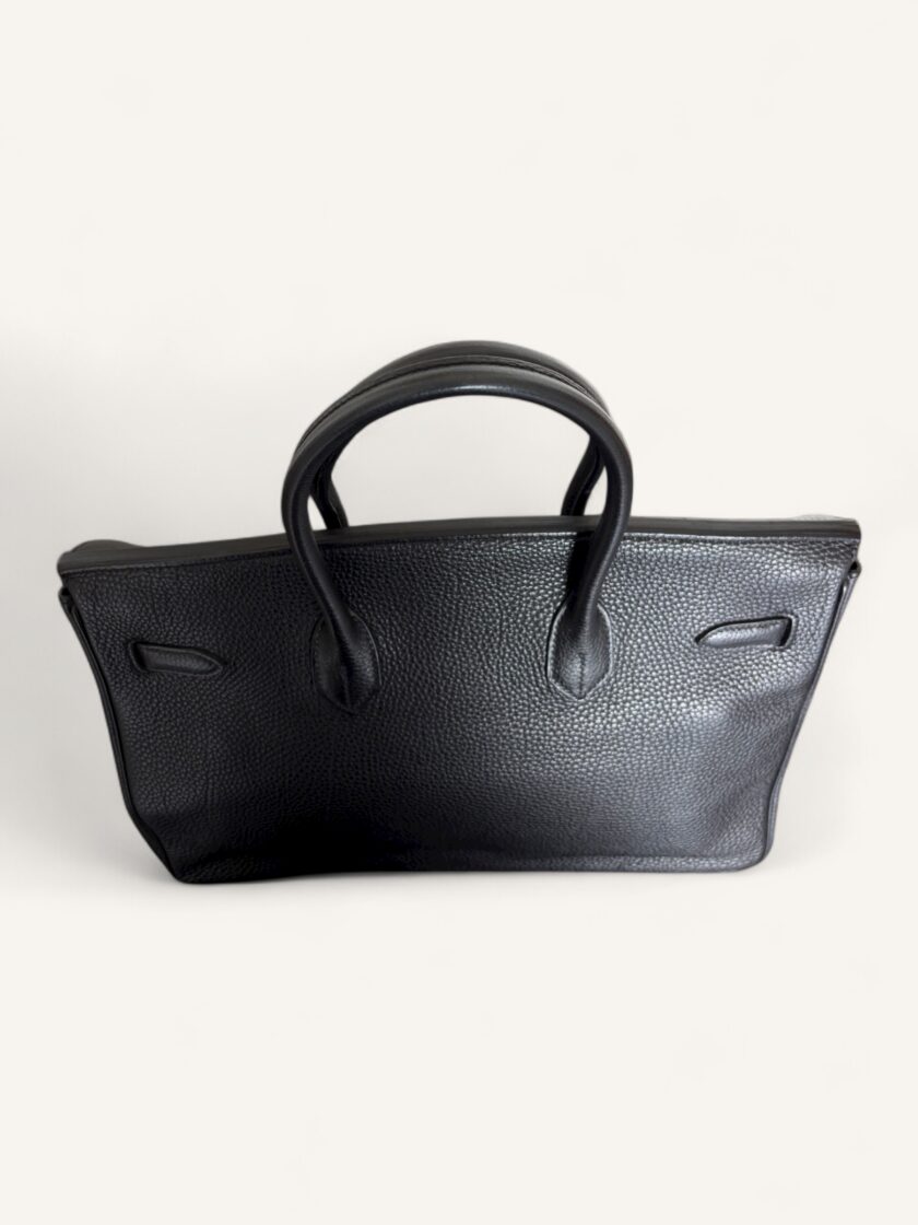 sac Hermès Birkin 35 cuir Togo noir palladium 2008