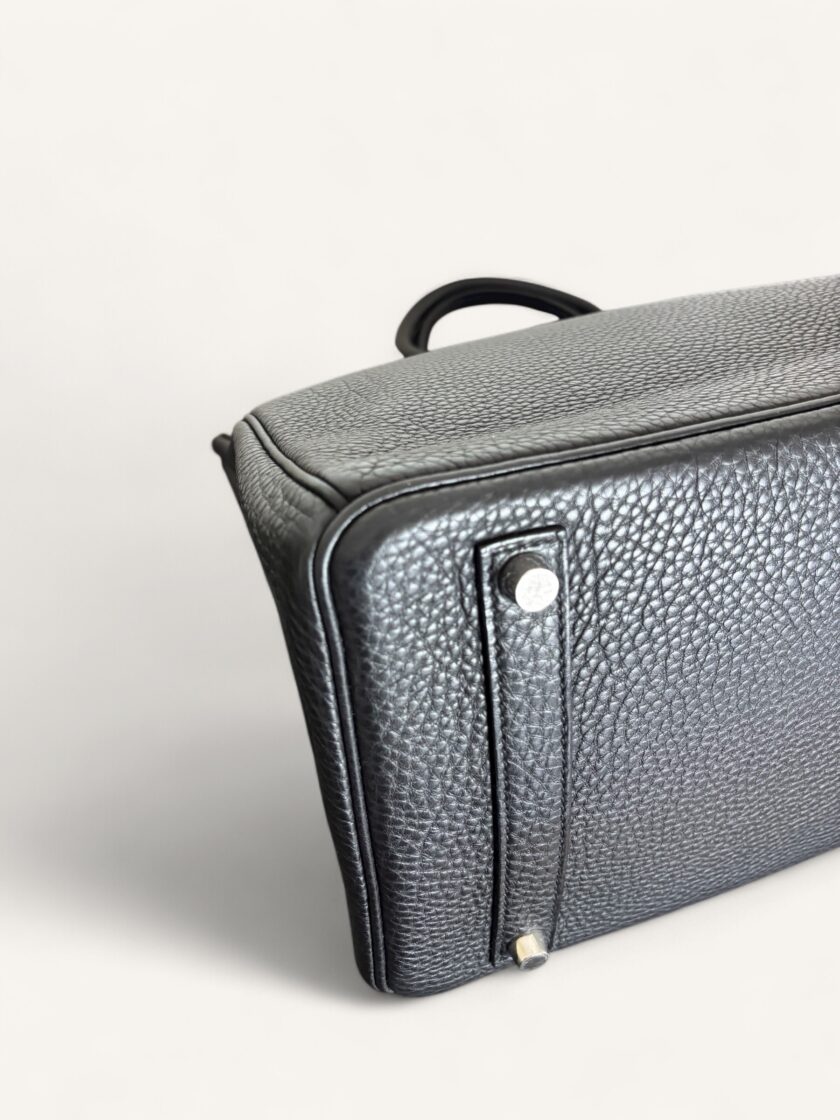 sac Hermès Birkin 35 cuir Togo noir palladium 2008