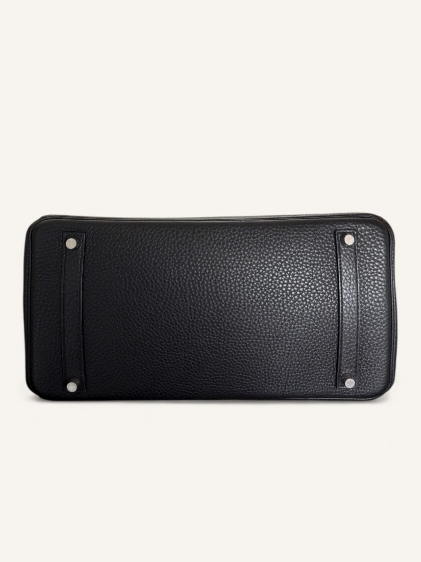 sac Hermès Birkin 35 cuir Togo noir palladium 2008