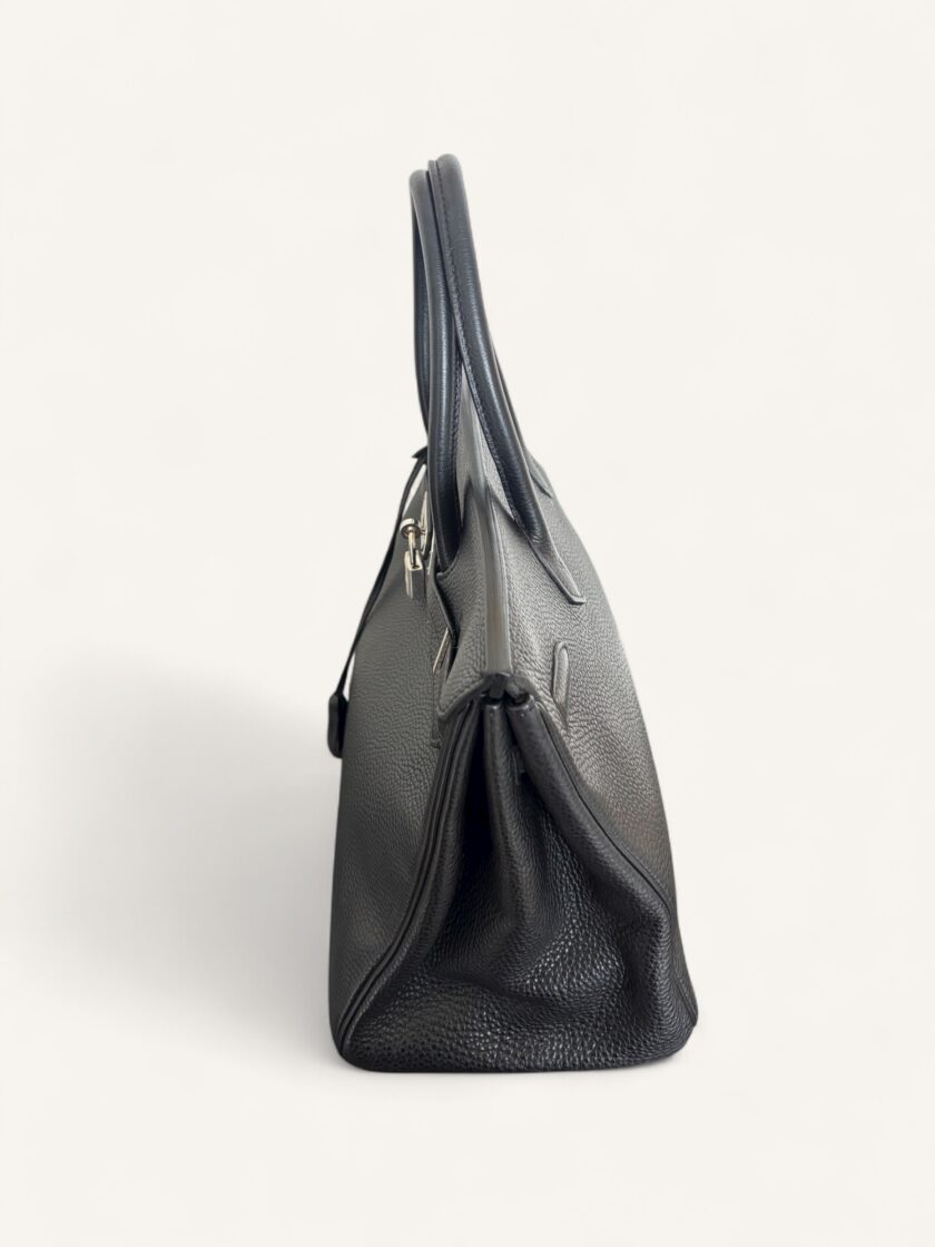 sac Hermès Birkin 35 cuir Togo noir palladium 2008