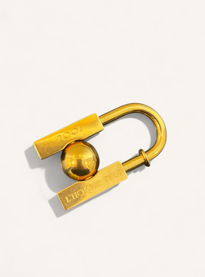cadenas Hermès doré 2001 l’homme peut embellir la terre