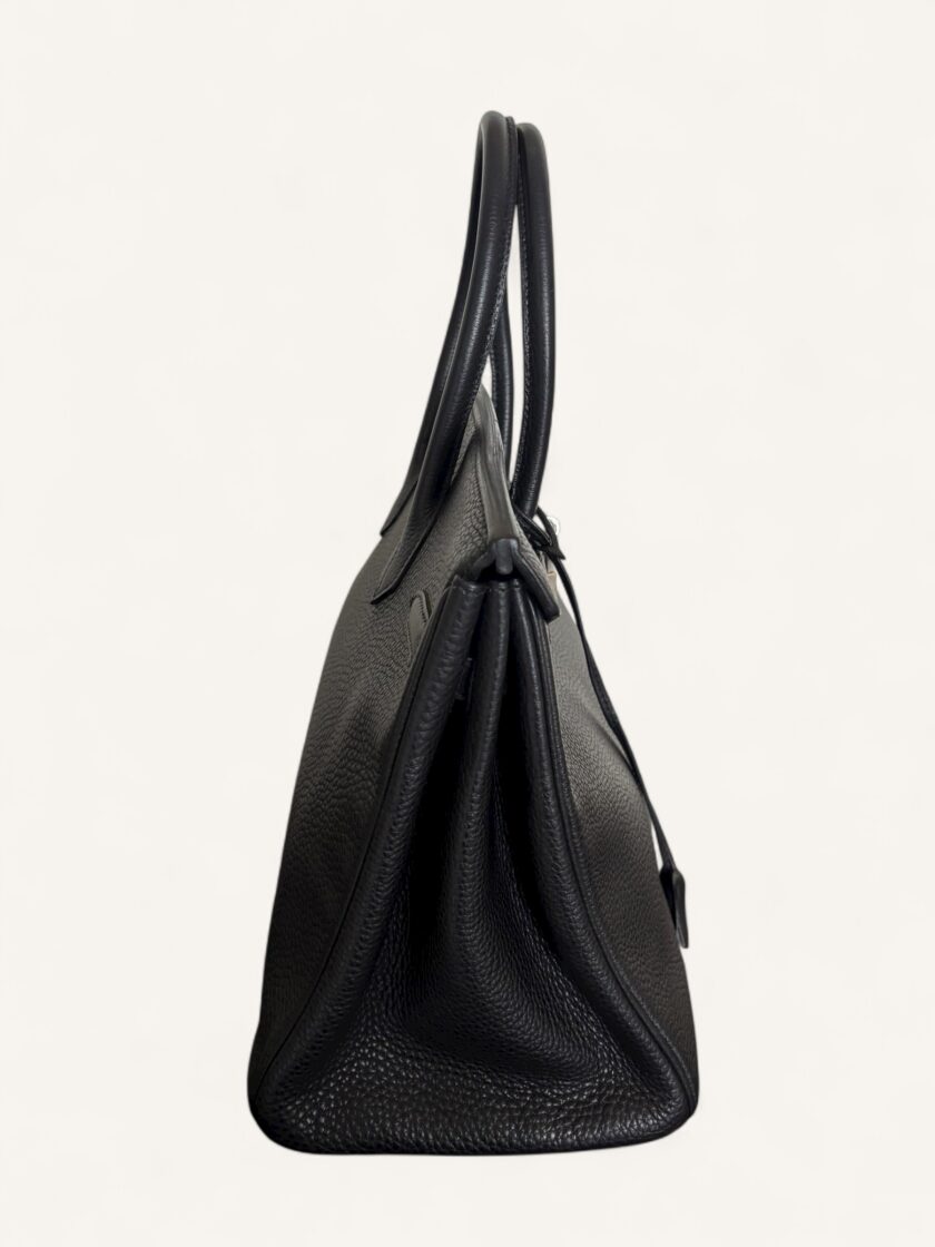 sac Hermès Birkin 35 cuir Togo noir palladium 2008