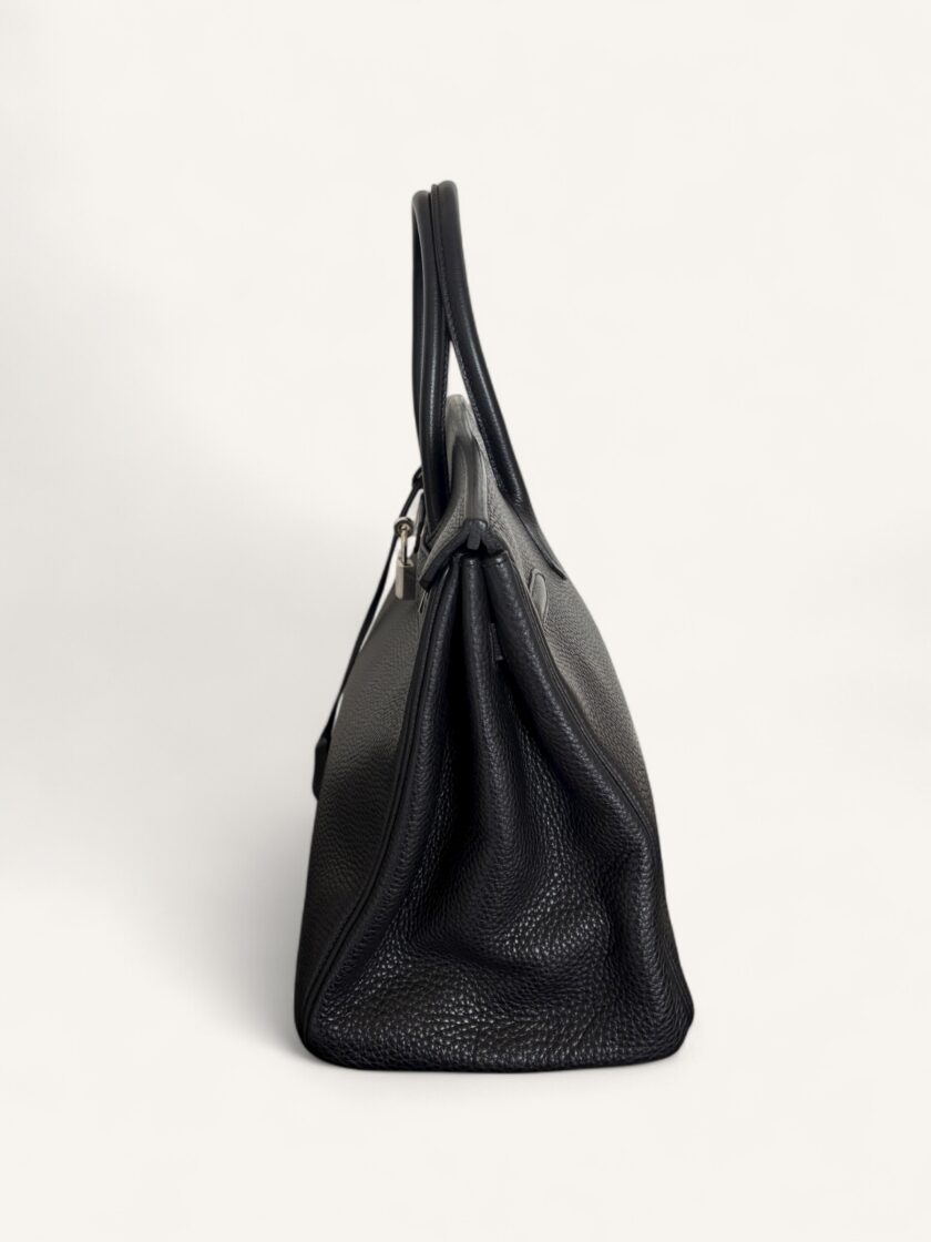 sac Hermès Birkin 35 cuir Togo noir palladium 2008
