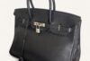 sac Hermès Birkin 35 cuir Togo noir palladium 2008 valeur sac Hermès