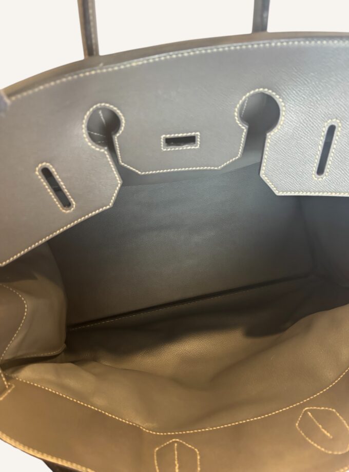 Sac Hermès HAC 50 Epsom gris