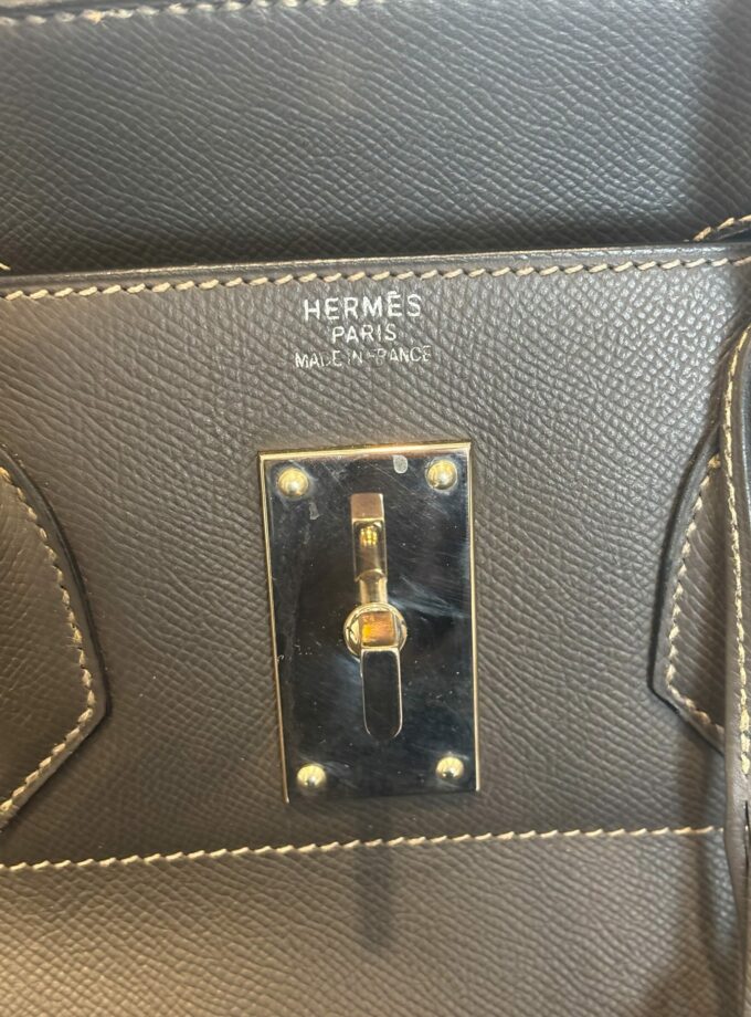 Sac Hermès HAC 50 Epsom gris