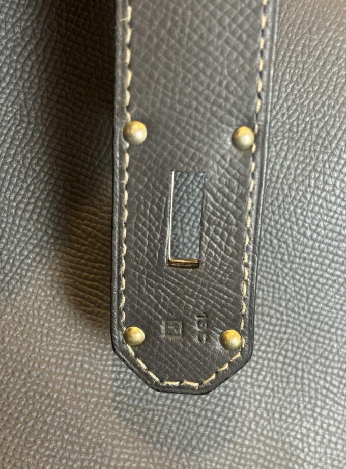 Sac Hermès HAC 50 Epsom gris