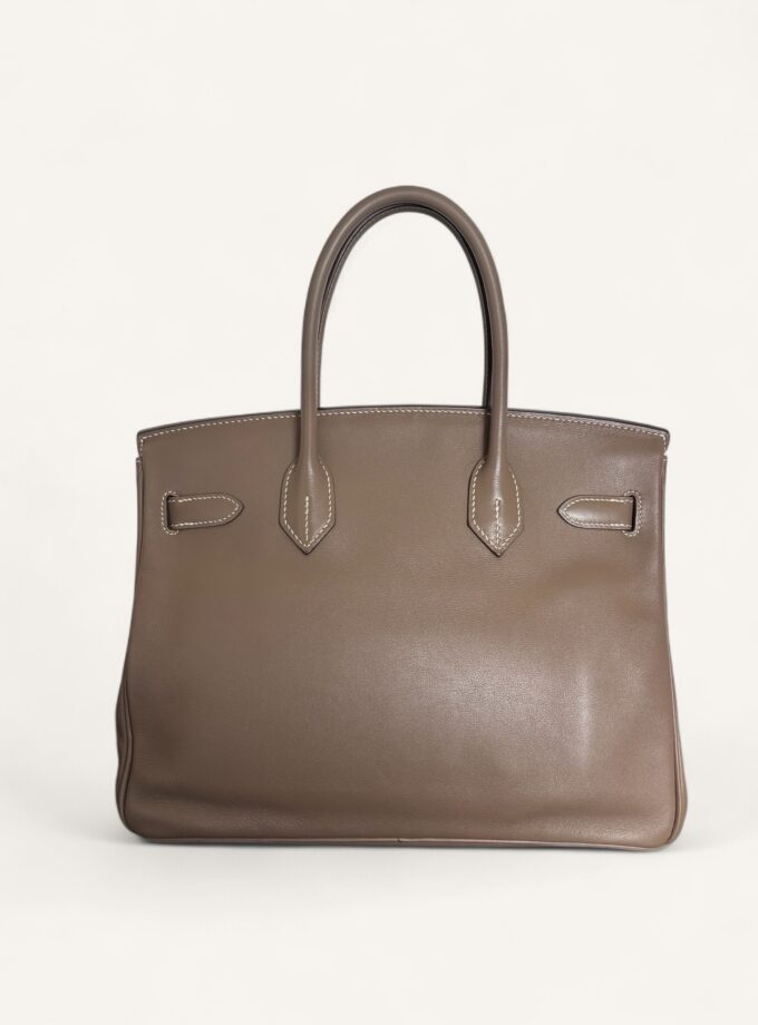 Sac Hermès Birkin 30 Etoupe Swift