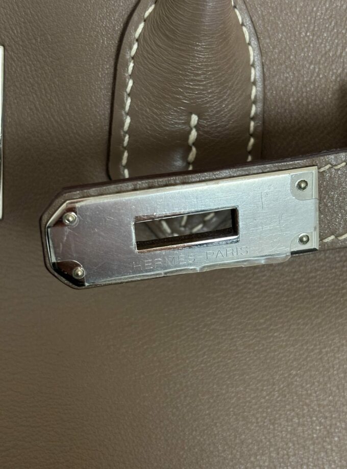 Sac Hermès Birkin 30 Etoupe Swift