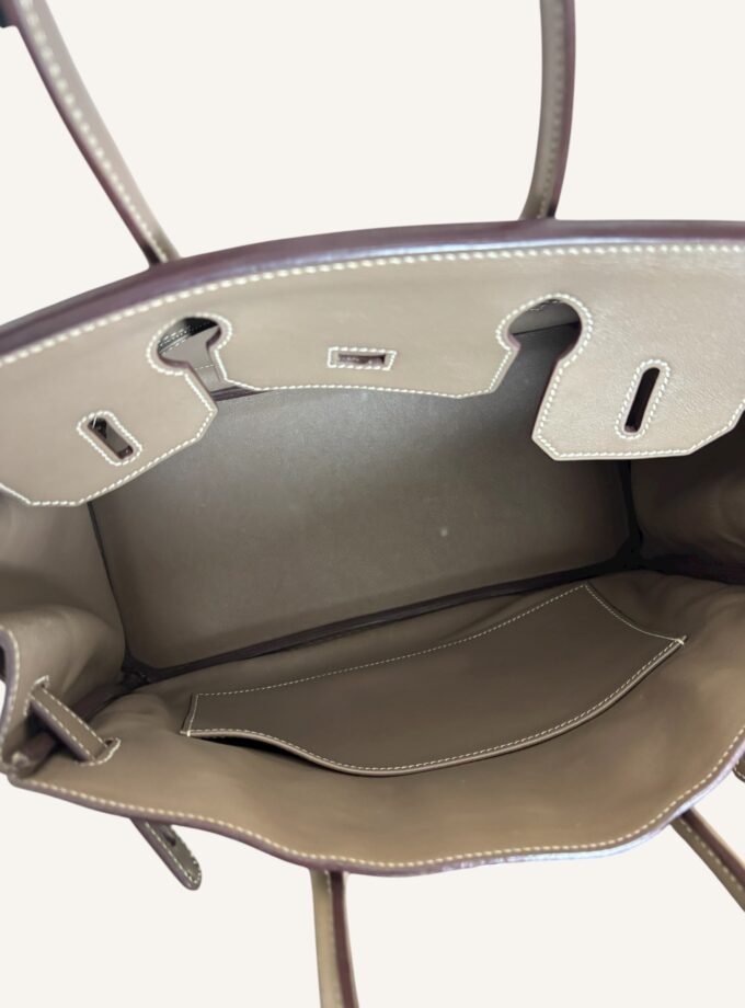 Sac Hermès Birkin 30 Etoupe Swift