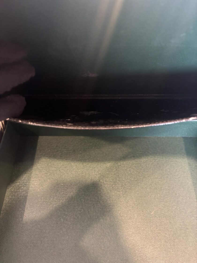 valise Louis Vuitton Président cuir Épi noir vintage années 80